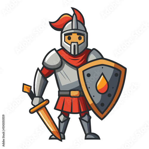 Knight with shield