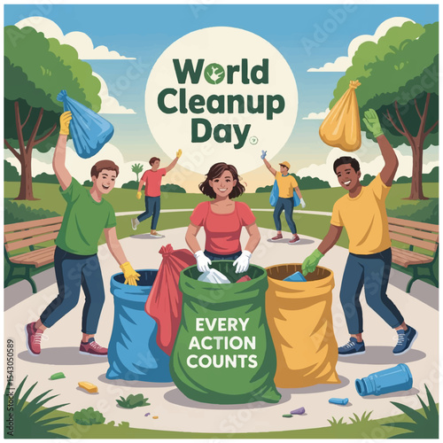 World Cleanup Day flyer design 14.eps