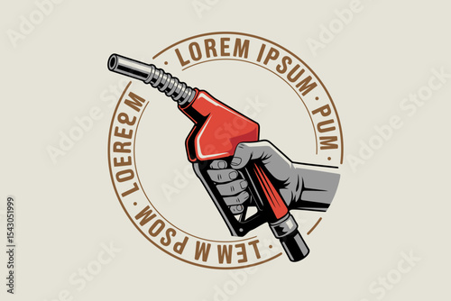 Fuel Pump Icon Logo