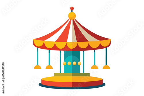 carousel icon design for vector illustration isolated on white background