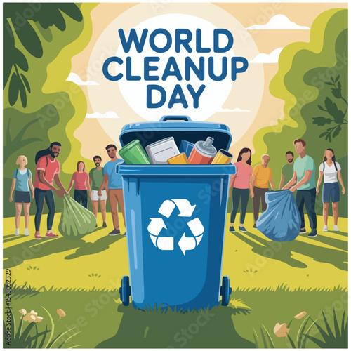 World Cleanup Day flyer design.eps