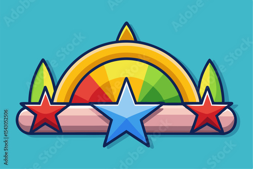 Includes bold triangles in pink, teal, yellow, and purple, combined with dotted, striped, and wavy textures. 