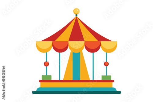 carousel icon design for vector illustration isolated on white background