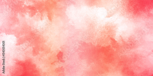 Abstract pink and orange watercolor macro texture background. yellow pink background with watercolor alpha grunge texture.	
