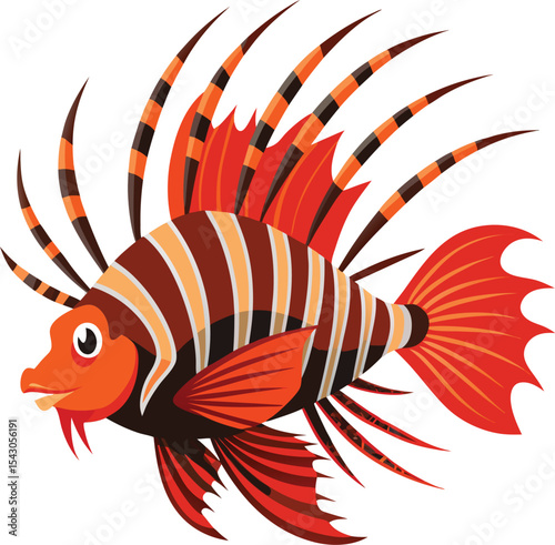 vector illustration of an aquarium
