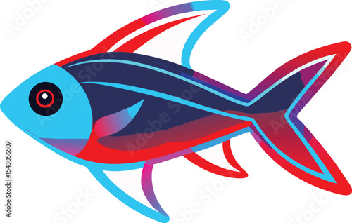 vector illustration of fish