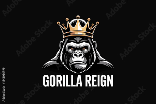 Gorilla King Logo Design