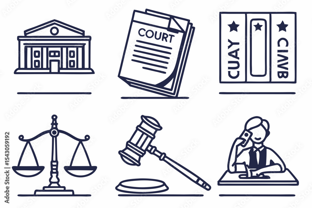 Fototapeta premium justice gavel and law books