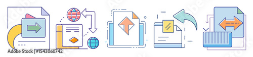 Data Transfer and Conversion Process with Global Networking and Cloud Computing