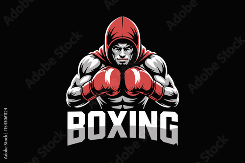 Boxing Fighter Logo Design
