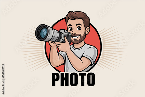 Photographer with Camera