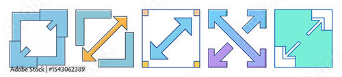 Diverse representations of expanding arrows within boxy geometric frameworks concept