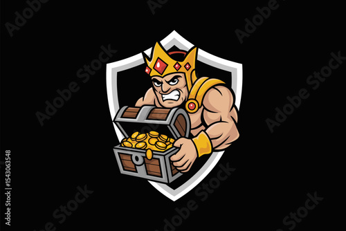 Treasure King Logo Design