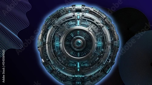 Abstract binary code network pattern: a futuristic digital technology illustration for internet communication