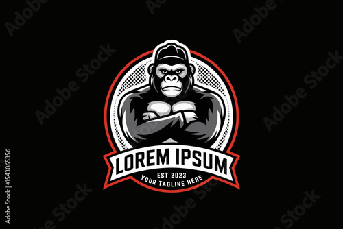 Gorilla Strong Logo Design photo