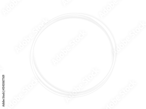 Abstract white light speed lines neon rings glowing circles movement on black background vector illustration. .White light effect. PNG.