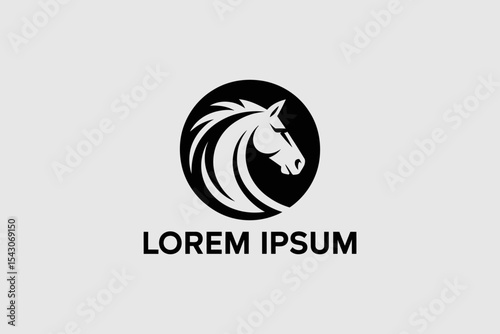 Horse Head Logo Icon