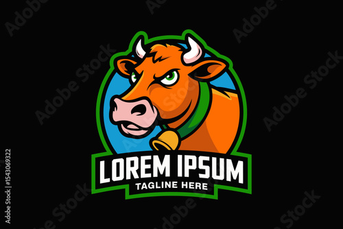Angry Cow Logo