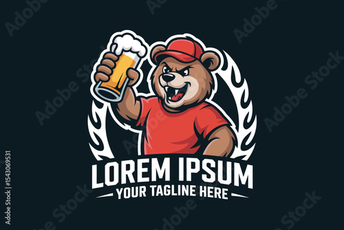 Beer Bear Mascot