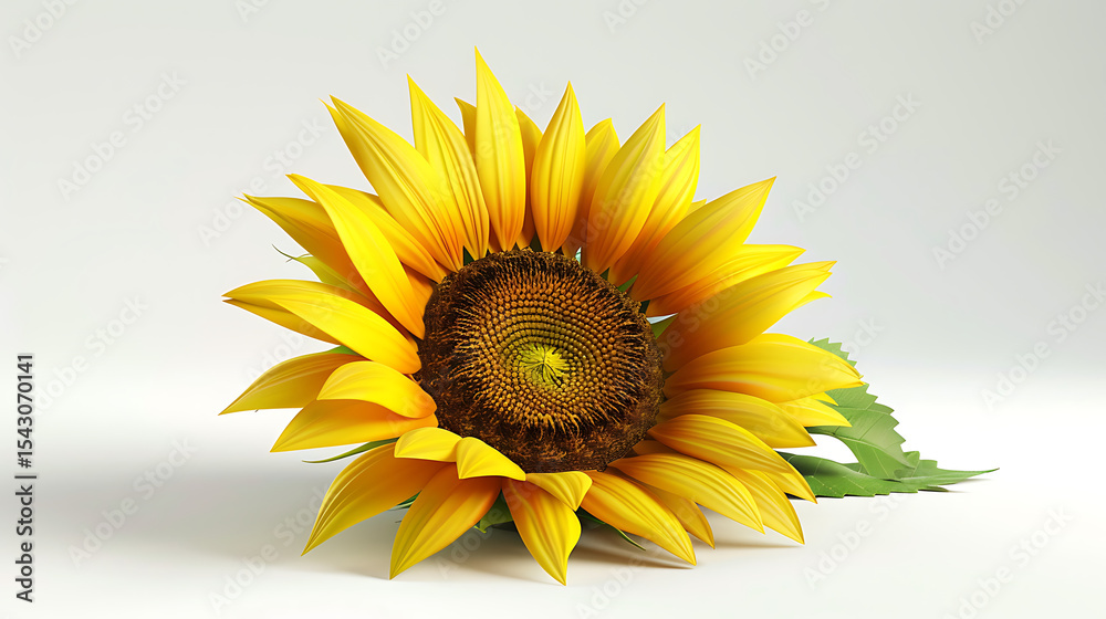 Obraz premium 3D Realistic Sunflower
