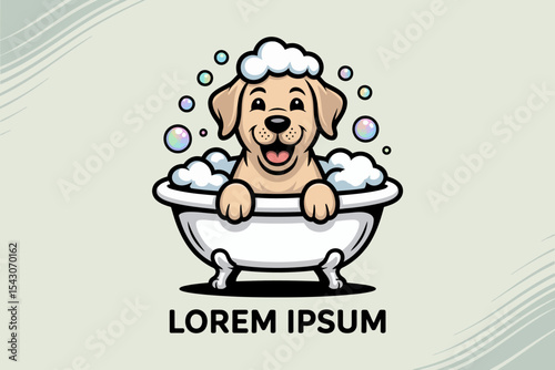 Happy Puppy Bath Time