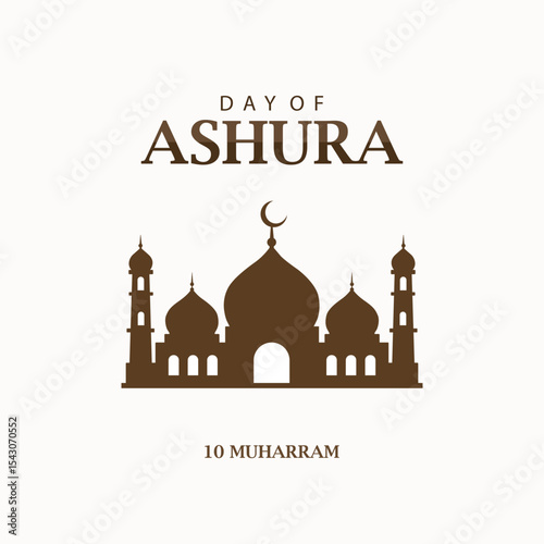 Day of Ashura lettering. 10 Muharram