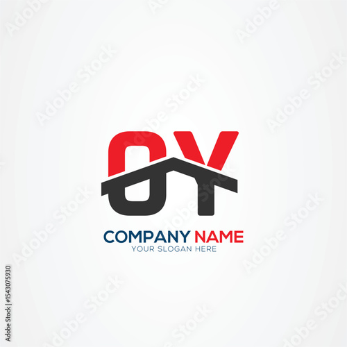 OY YO Creative Modern Letters Logo Design Element