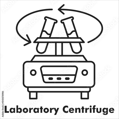 Laboratory Centrifuge Outline Icon