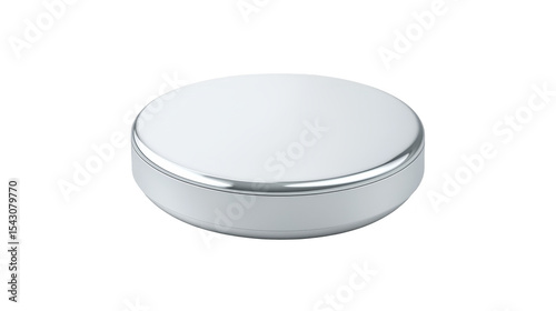 Blank 3D cosmetic cream jar, tube, and container for skin face care products, isolated on white background