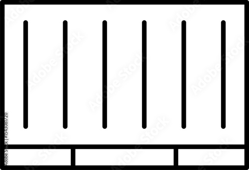 Commercial vehicles line icon set. Vector pictograms collection of container, pallet, forklift, plane, drone, helicopter, ship, train, cargo truck, warehouse.