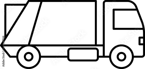 Commercial vehicles line icon set. Vector pictograms collection of container, pallet, forklift, plane, drone, helicopter, ship, train, cargo truck, warehouse.