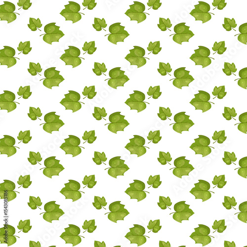 Seamless pattern pumpkins leaves for autumn harvest, Halloween, and Thanksgiving design. For greeting cards, posters, flyers, banners for fall festivals and farmers’ markets, packaging, textile