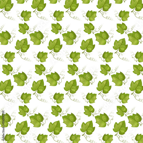 Seamless pattern pumpkins leaves for autumn harvest, Halloween, and Thanksgiving design. For greeting cards, posters, flyers, banners for fall festivals and farmers’ markets, packaging, textile