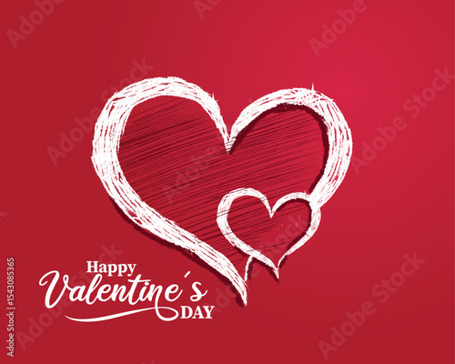 Innovative Valentine's Day ad concept featuring romantic visuals, modern design, and emotional appeal for love-themed promotions.