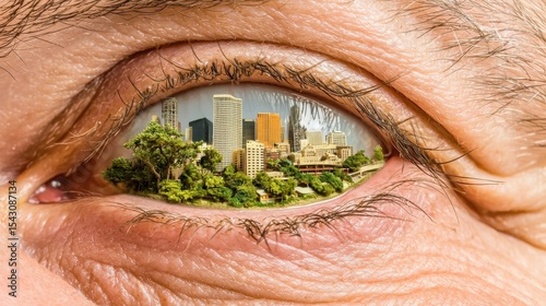 Cityscape in Eye