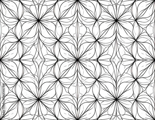 Floral Line Art