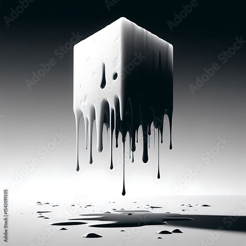 Melting Glacier Cube Icon