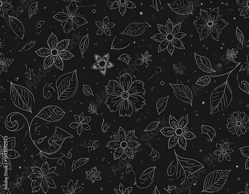 Floral Line Art