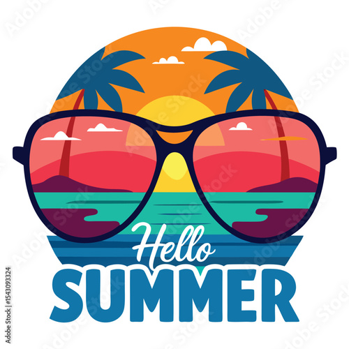 sunglasses and sun glasses summer beach background