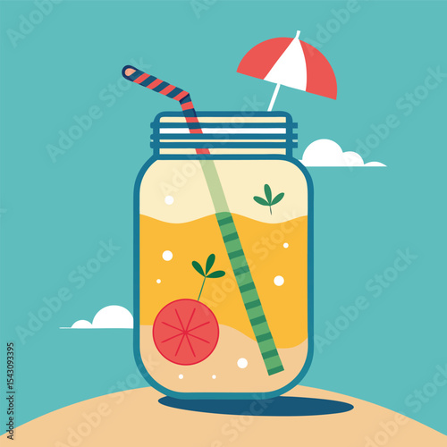 illustration of a glass of juice