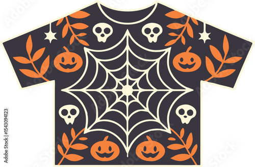 Happy Halloween clipart set with spooky icons. Halloween illustration set with unique scary designs. Happy Halloween cute and spooky clipart bundle. Halloween themed clipart elements in clean design