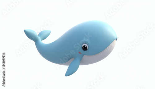 Cartoon whale cute