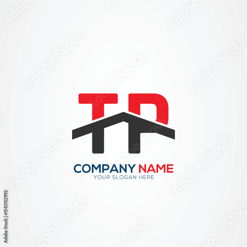 TP PT Creative Modern Letters Logo Design Element