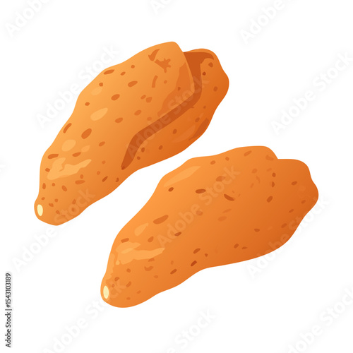 peanuts isolated on white background