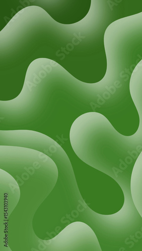 abstract green modern  waves gradient background