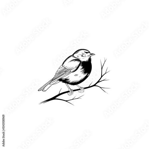 Stylized illustration of a flying bird capturing the essence of freedom and grace in a minimalist design