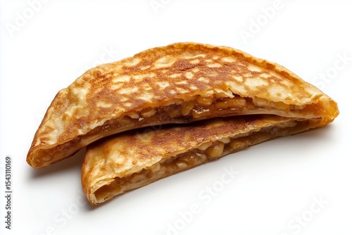 Hotteok pancakes filled with brown sugar and nuts, freshly cooked and pressed golden, perfect for dessert or snack time