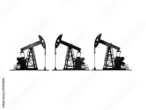 Oil pumps - field illustration