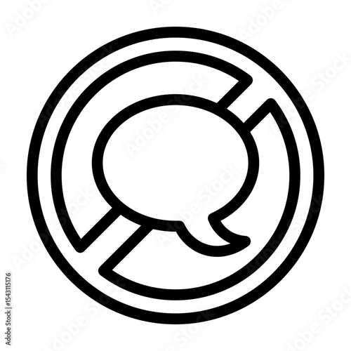 banned line icon