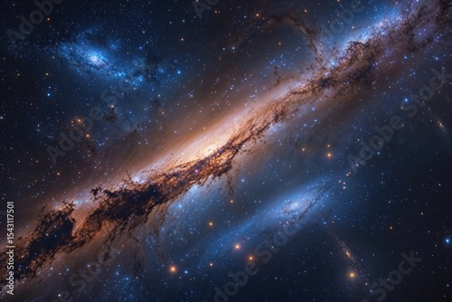 Astonishing Galactic Nebula in Cosmic Expanse
